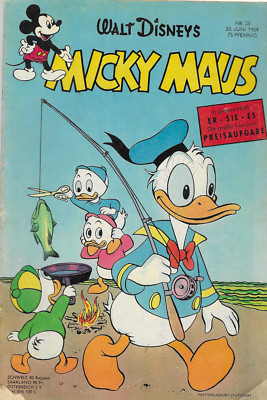 Micky Maus Nr.25 / 1959 Ehapa Verlag