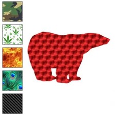 Polar Bear, Vinyl Decal Sticker, 40 Patterns  3 Sizes, 540