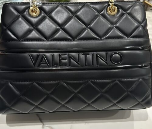 Valentino Black quilted Large Shoulder Bag - Picture 2 of 5