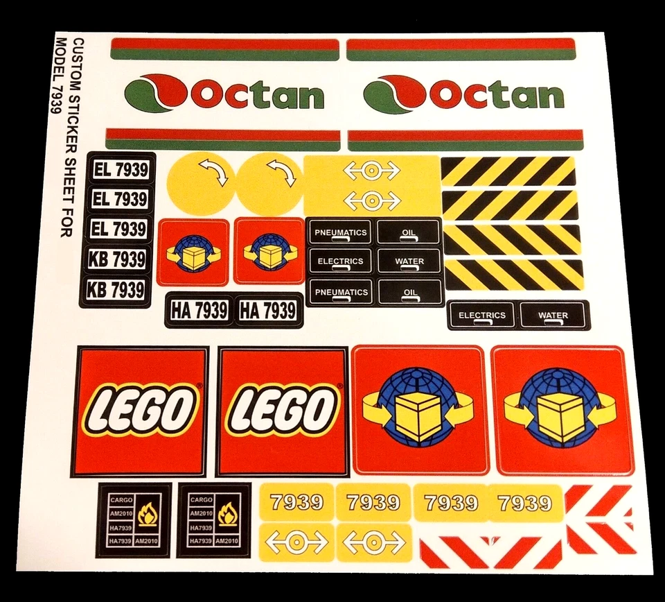 Custom Aufkleber für 7939 Replacement Sticker for 7939