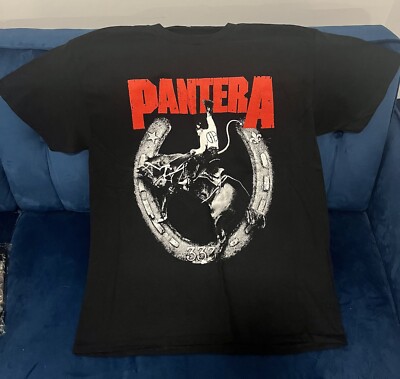 Pantera 2023 Official Tour Shirt Dimebag Darrel Metallica Authentic L Brand New