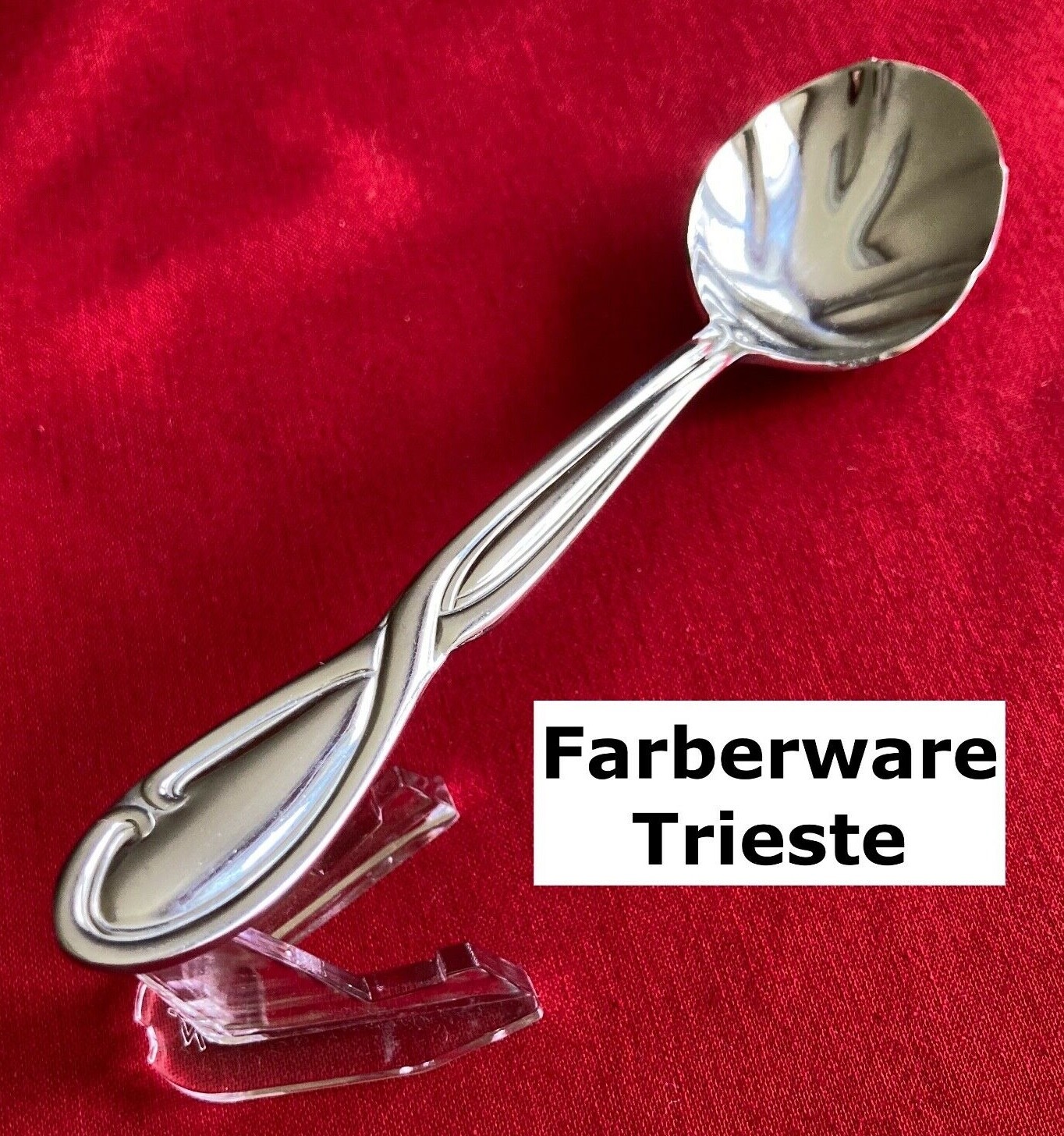Farberware Trieste 6-inch Stainless Steel Sugar Spoon with Center Twist