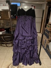 Purple Deb Prom Dress