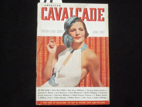 1937 JUNE AMERICAN CAVALCADE MAGAZINE - STORY BY ALICE DUER MILLER - J 9979 - Picture 1 of 7
