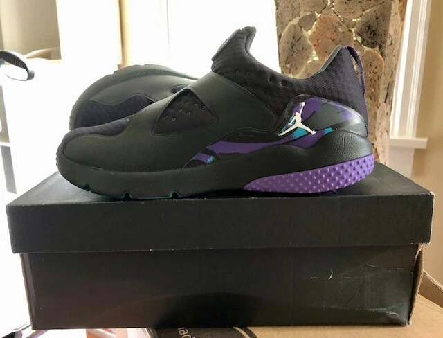 Nuevo en caja Entrenador Air Jordan Essential Para Hombre Negro Universitario Púrpura 888122-018 Talla 8 Foto 2 de 4