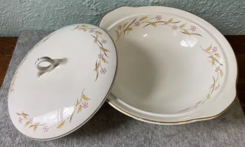 Vintage Universal Ballerina Harvest Covered Casserole Dish or Serving Bowl w Lid