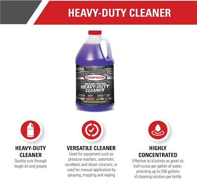 Simpson Cleaning 88282 Cleaner, Concentrated Soap Solution for