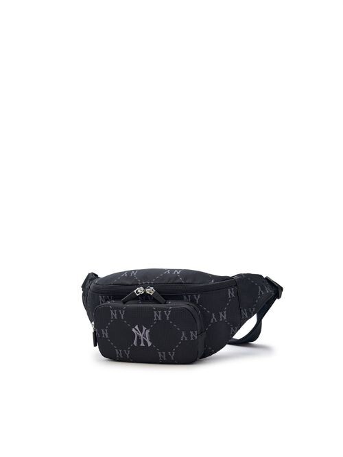 ★MLB Korea★ Diamond Monogram Sportive Hip Sack NY Ivory 3A MLB] Diamond Monogram Sportive Hip Bag NY Black | eBay