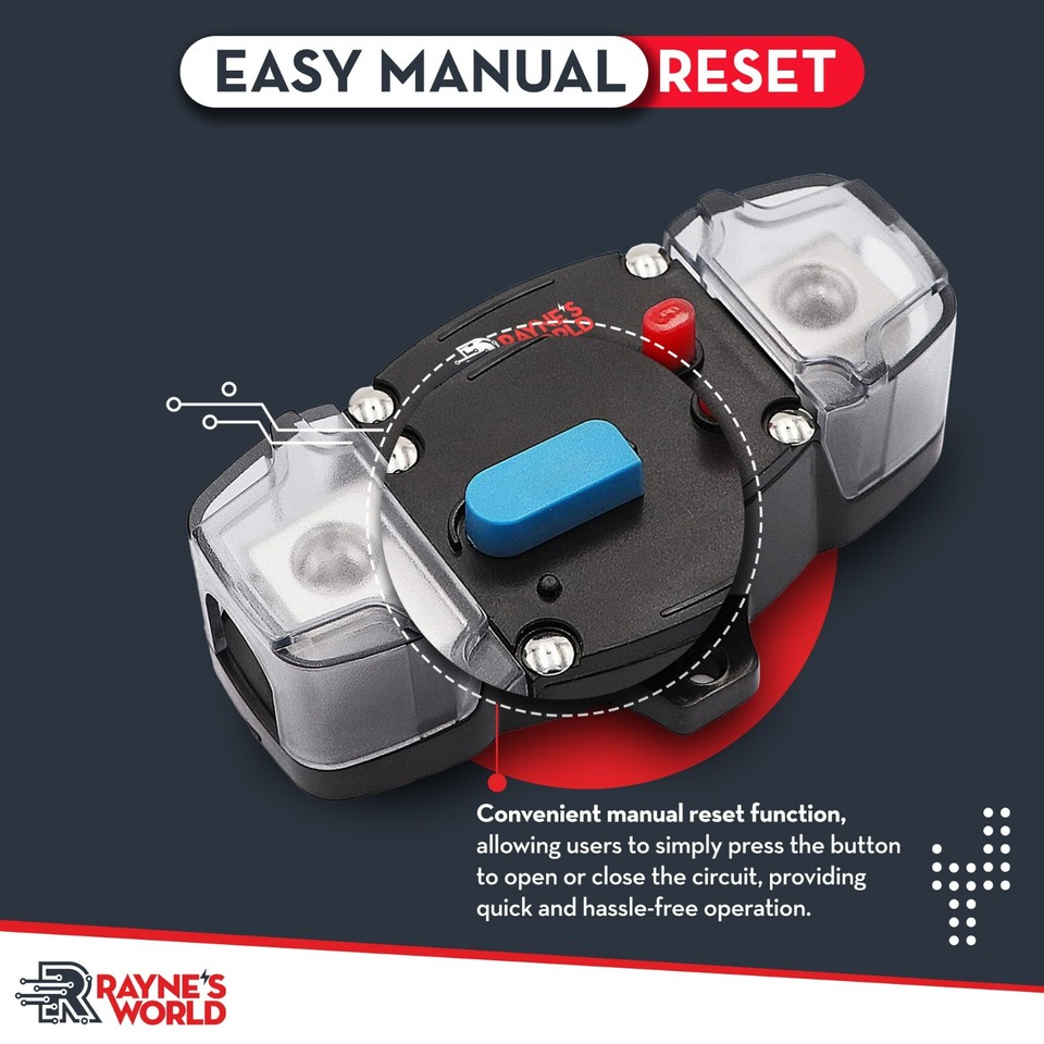 Interruttore Di Sicurezza Da 50 A, 12 V – 48 V DC, Interruttore Di Sicurezza Per Auto, Per Barca, Camper, Impianto Solare E Roulotte - Foto 5