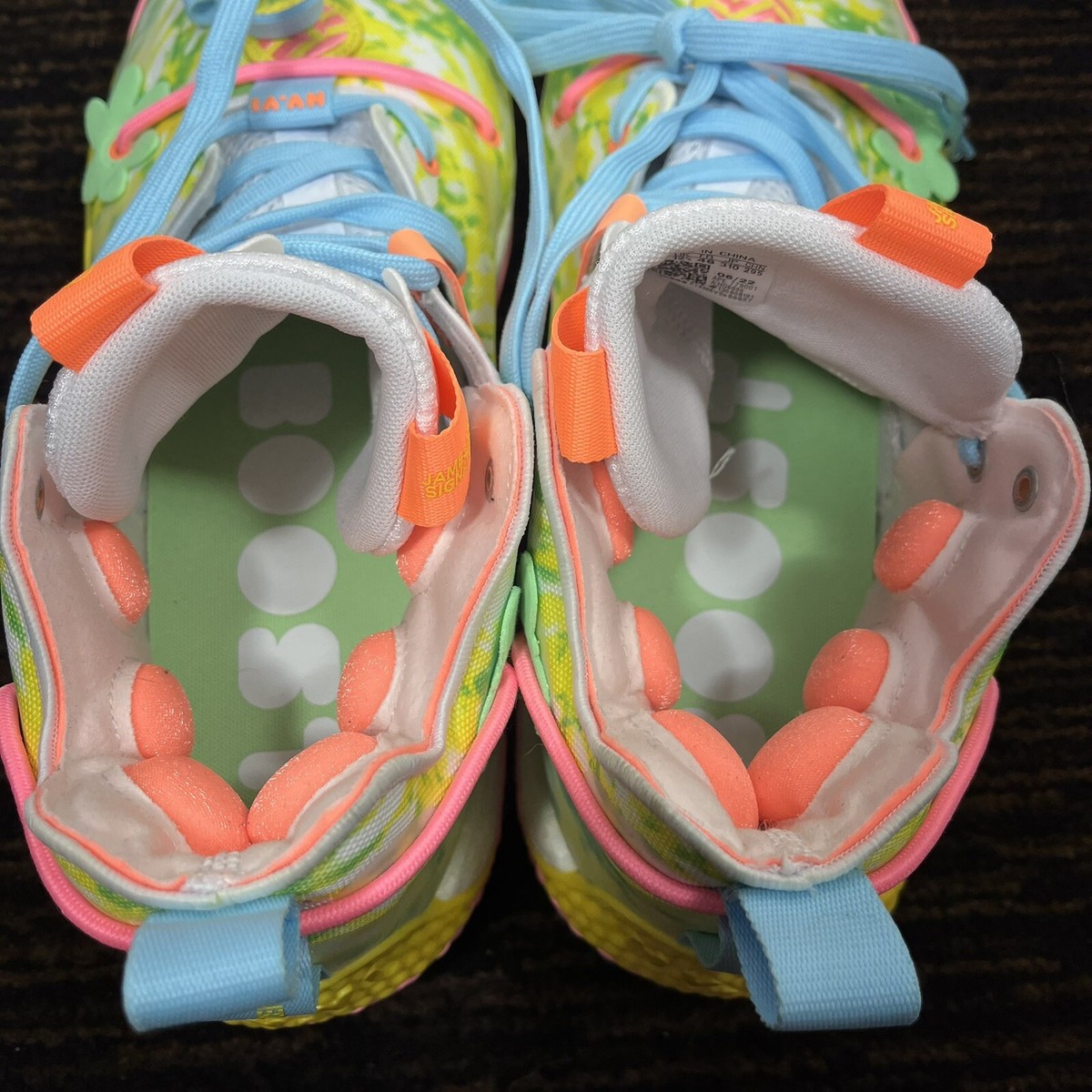 Adidas Harden Vol 6  multicolor /Tie Dye  Basketbal Shoes Men Sz 13 HQ6096 Rare Adidas Harden Vol 6 Multicolor Tie Dye Basketball Shoes  main image 2
