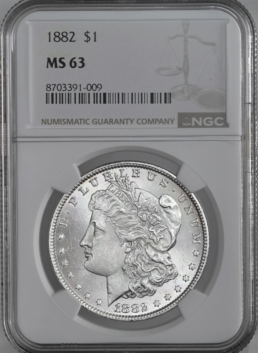 MS 63 Graded 1882 Year Morgan US Dollars (1878-1921) for sale | eBay