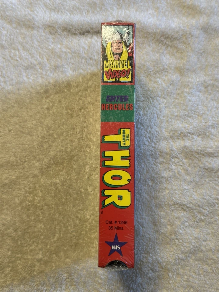 Marvel Super Heroes VHS: "The Mighty Thor" Enter Hercules 1991 RARE NEW SEALED - Image 4 of 4