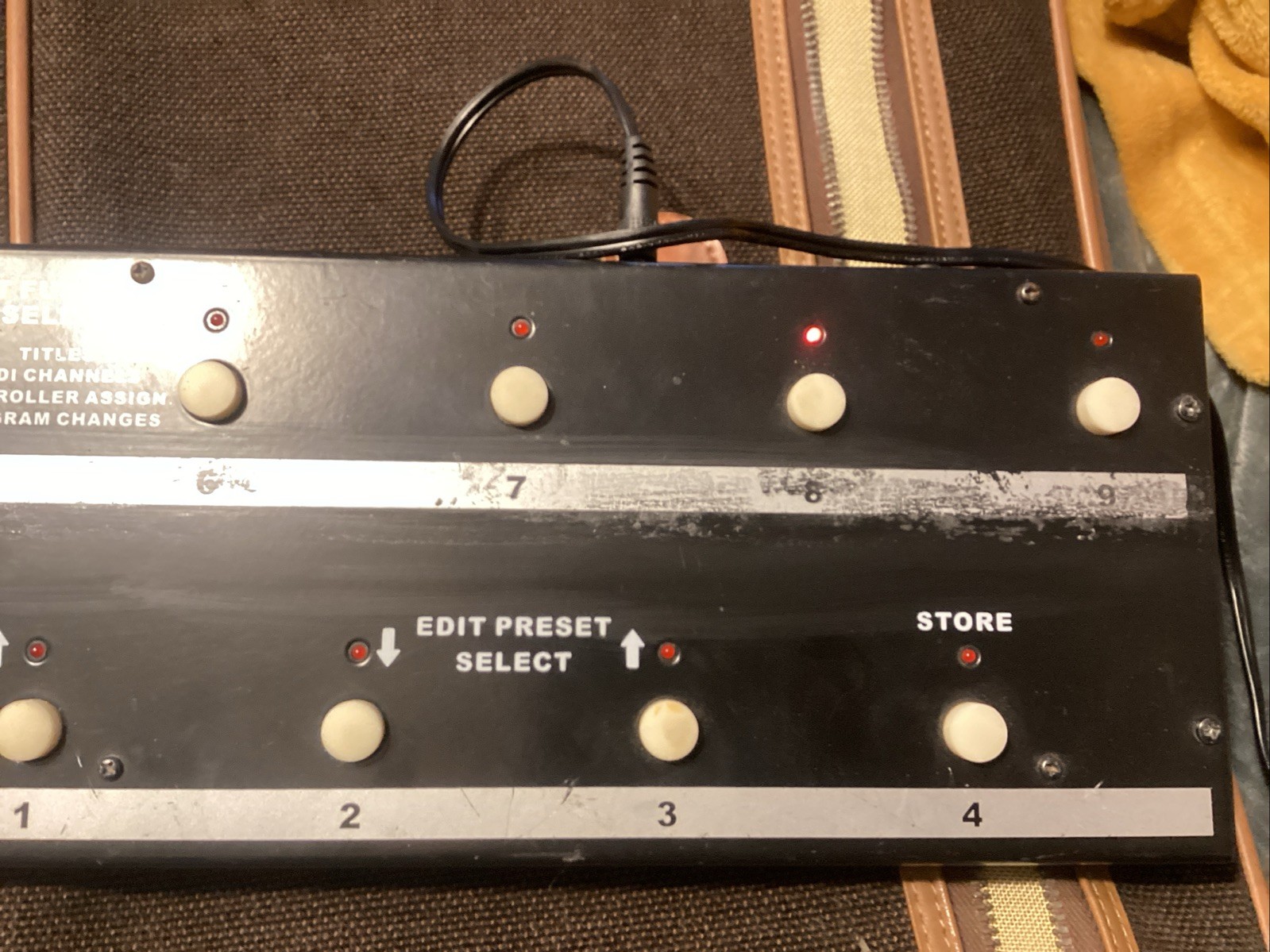 Rocktron MIDI Mate Foot Controller Pedalboard for Guitar Effects Processors