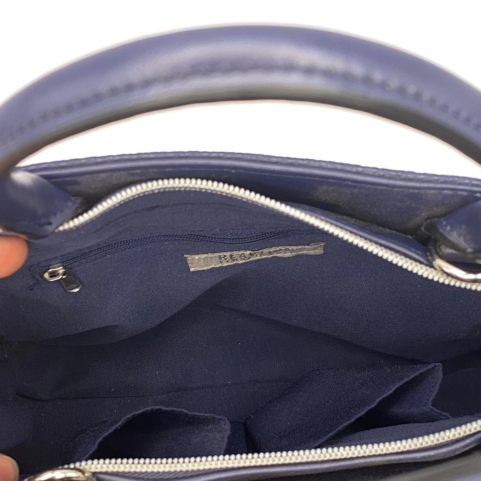 Bolso de mano Kenneth Cole Reaction de cuero azul para mujer Foto 4 de 4