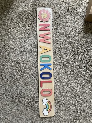 Colorful custom name letters for kids  rooms    