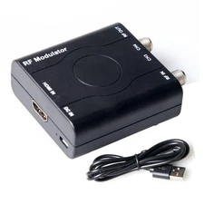 100% New DMI to RF Modulator HDM61 Supports 576P/576i/480p ABS Material Portable