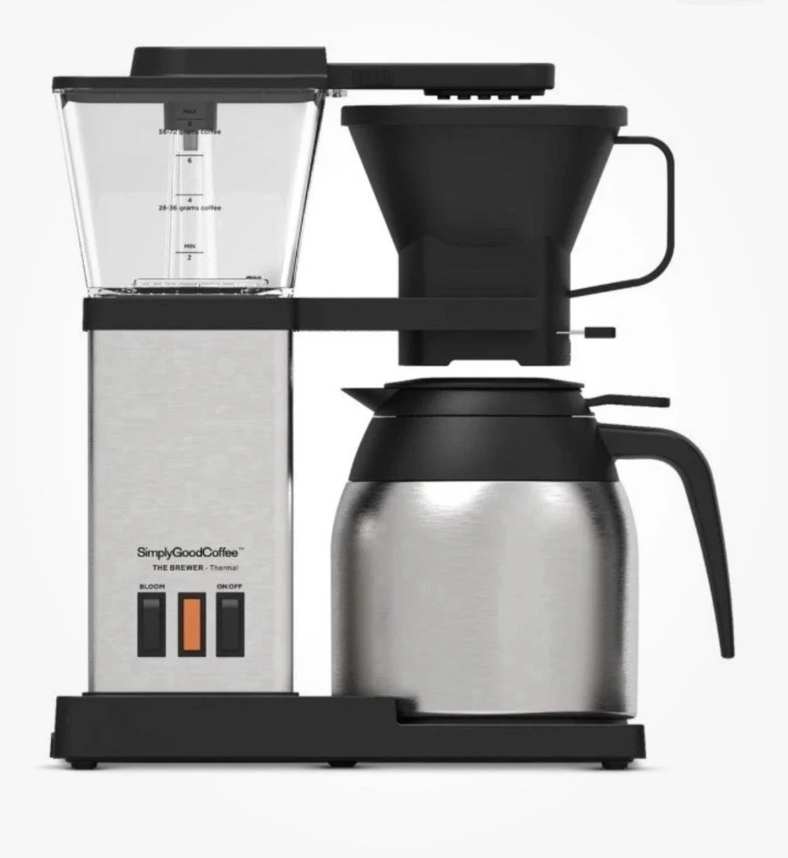 SimplyGoodCoffee The Brewer Thermal 8 Cup Drip Maker SS
Opens in a new window or tab