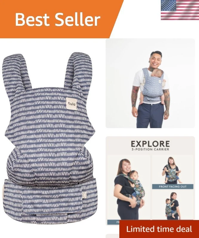 Adjustable Ergonomic Baby Carrier 7-45 lbs - Multiple Carry Positions & Comfort
