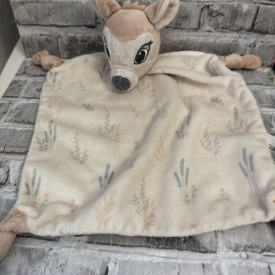 PRIMARK DISNEY BABY BAMBI DEER PLUSH COMFORTER BLANKIE DOUDOU vgc