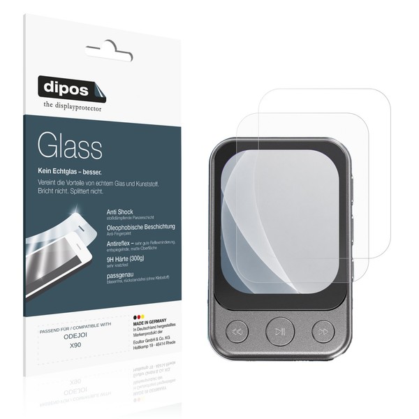 2X Schutzfolie FüR Odejoi X90 Matt - Anti-Shock 9H Folie Dipos Glass-image