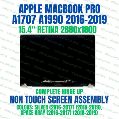 Apple MacBook Pro 15'' A1707 Late 2016 Space Gray LCD Screen Display Assembly OEM