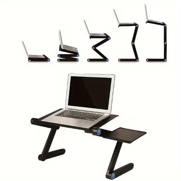 360° Rotating Adjustable Laptop Desk - Heavy-Duty Portable Computer Table - Image 4 of 4