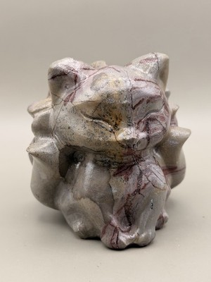Picture Jasper Nine Tail Fox Natural Crystal Gemstone Adorable 3in