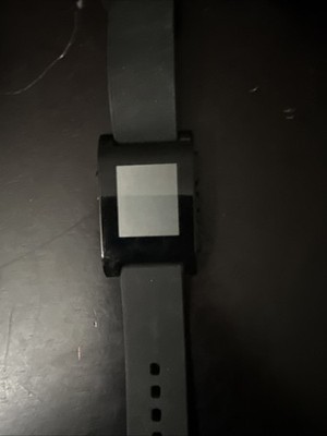 Pebble Smartwatch - Jet Black - For Parts