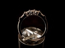Sterling Silver Stackable CZs Ring