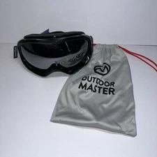 Outdoor Master Black OTG Ski and Snowboarding Goggles