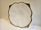 Vintage, Victorian Style Milk Glass Serving Platter with Gold Trim/Gilding