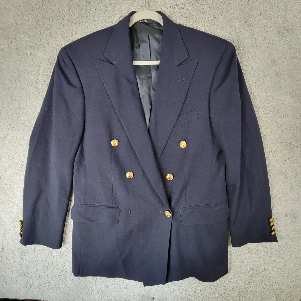Lauren Ralph Lauren Blue Double-Breasted Suits & Blazers for Men