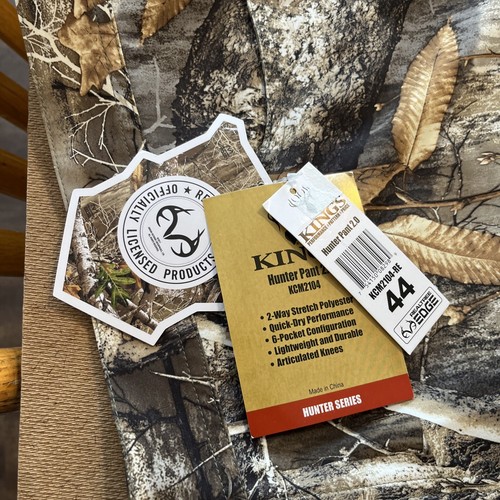 Kings Sz 44 Hunter Pant 2.0 Men’s KCM2104-RE Hunting Outdoors Real tree Edge - Picture 2 of 4