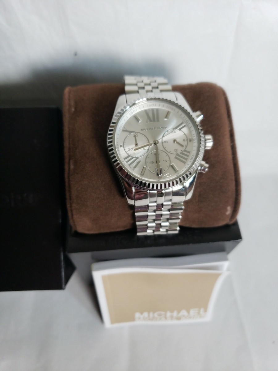 MICHAEL CORS 腕時計 Michael Kors Unisex Watch Lexington MK5555 Chronograph - New