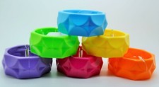 Lot of 6/12 summer colorful open bangle bracelets fashion jewelry wholesale lot