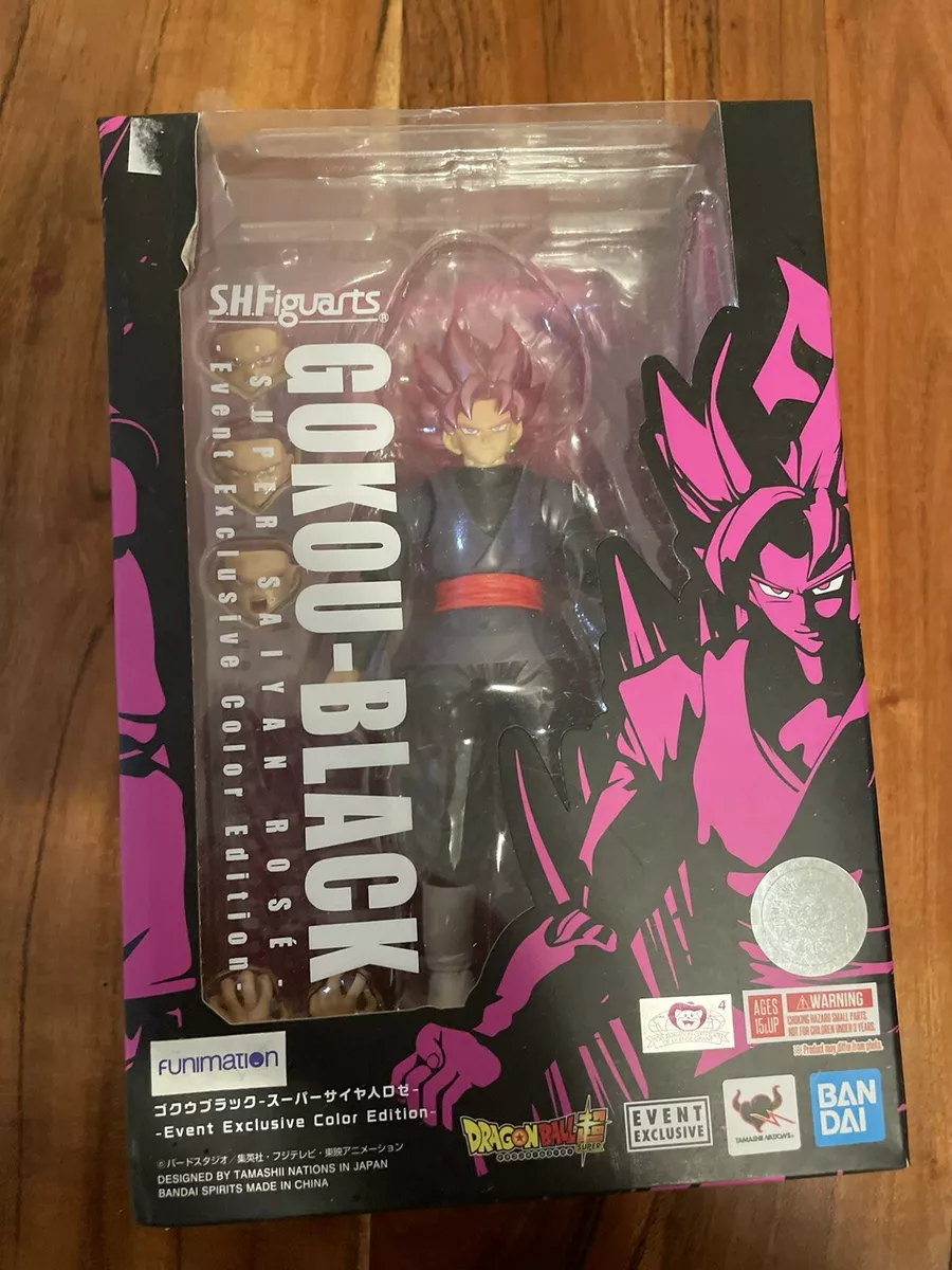 Goku Black Super Saiyan Rose SH Figuarts Event Exclusive Color Dragon Ball  Super