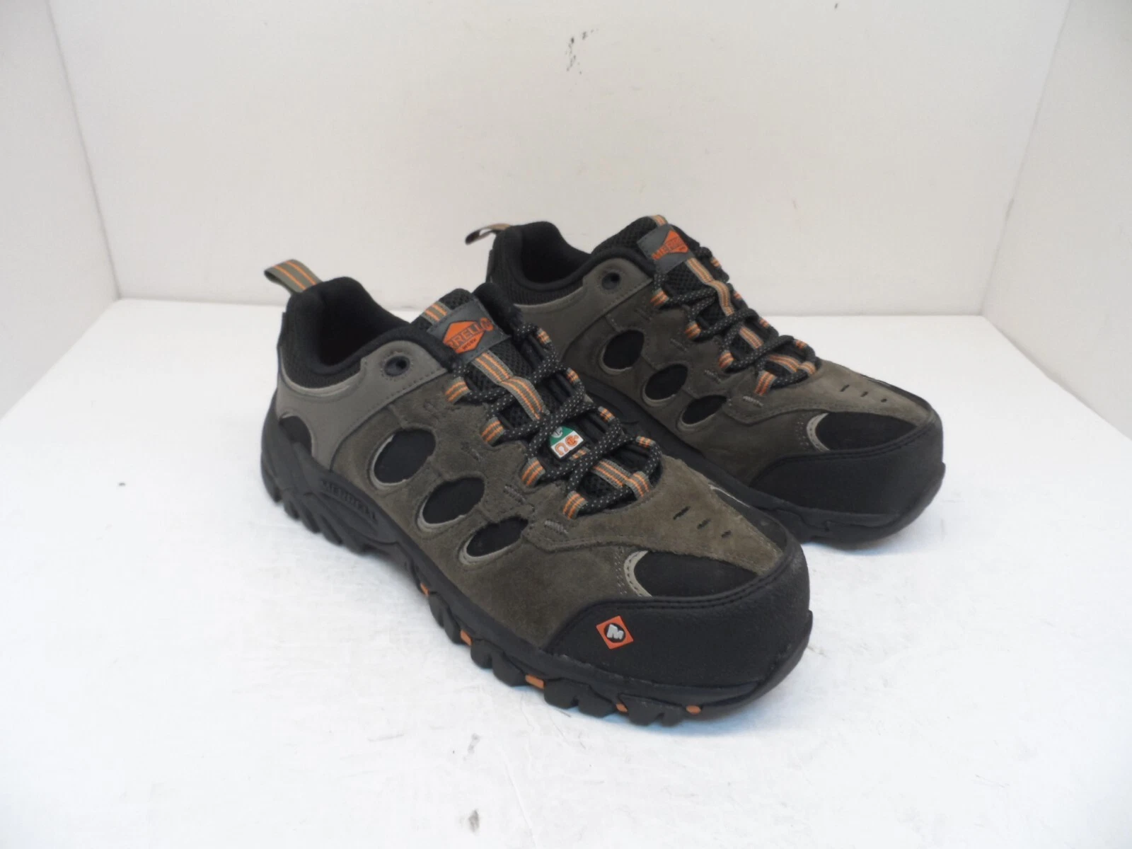 Merrell Men's Work Ridgepass Bolt Comp. Toe CP Safety Hiking Shoes Brown 7.5M