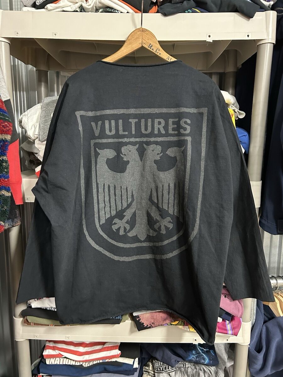Yeezy Vultures Black Long Sleeve Shirt Size 2 YZY Kanye West Yeezy Vultures Black Long Sleeve Shirt Size 2 YZY Kanye West