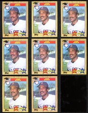 1987 Topps Baseball Jim Rice All Star #610 Boston Red Sox BULK (8) Card Lot