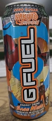 Limited Edition Naruto Shippuden Anime Ninja Sage Mode Energy Drink G Fuel FULL
