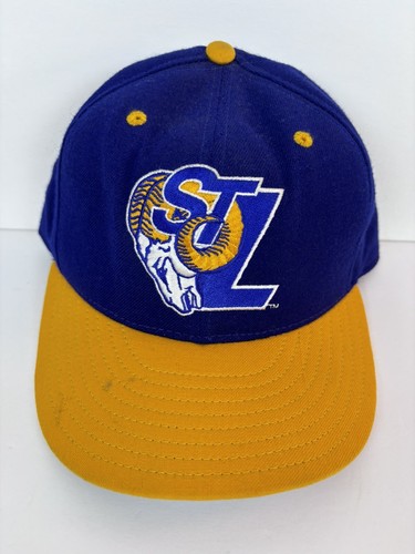 St Louis LA Rams New Era 9FIFTY NFL Hat Cap Blue Vintage Fitted Wool 7 ...