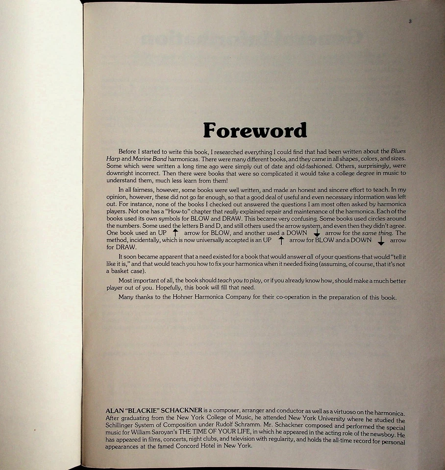 Blues Harp & Marine Band How To Play & Songs Lesson Music Book - Image 3 of 4