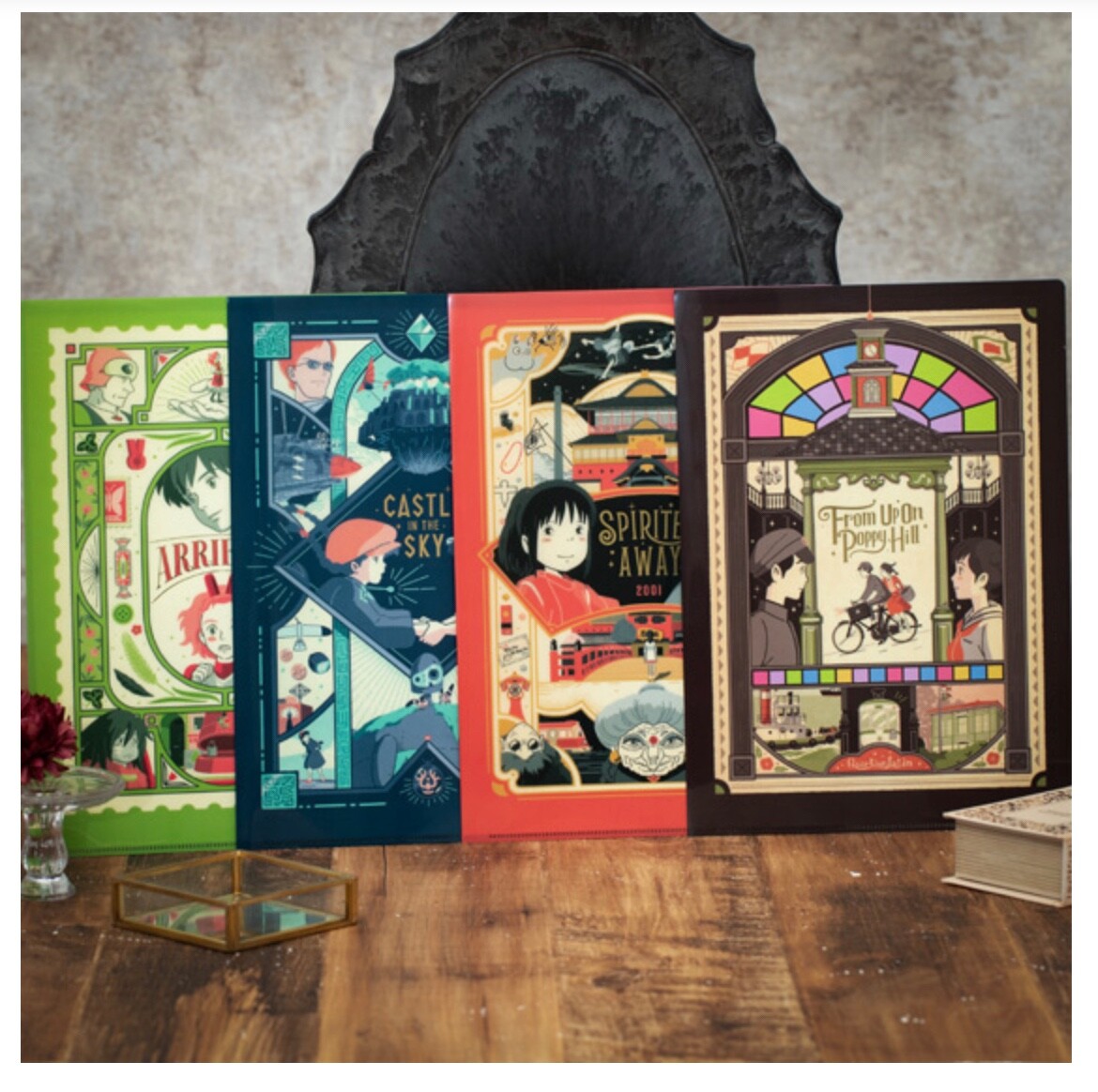 TSJ×HAKU CLEAR Studio Ghibli (Spirited Away) Clear File Retro Official