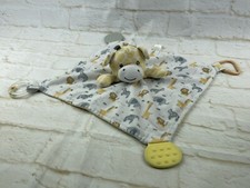 Modern Baby Giraffe Snuggle Security Blanket Lovey Teether Rattle Blankie 11x12