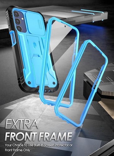 Poetic Case For Galaxy A25 5G with Kickstand Built-in Screen Slide Camera Cover - Picture 7 of 18