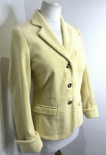 Bnwt Holland & Holland Women's Short Cream Corduroy Blazer Jacket 10 New £790