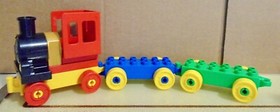 LEGO DUPLO MICKEY MOUSE CLUBHOUSE MICKEY  BIRTHDAY  TRAIN -10597 COMPLETE (A)