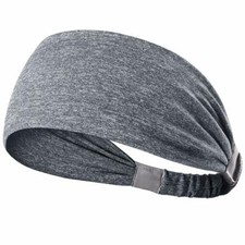 Men Women Yoga Sports Headbands Moisture Wicking Athletic Stretchable Sweatband