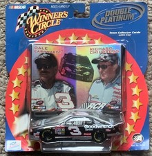 2001 WINNERS CIRCLE DALE EARNHARDT JR RACE CAR DIE-CAST RICHARD CHILDRESS  CARD
