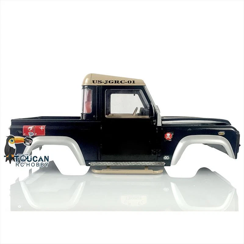 TOUCANRC 1/10 Painted Rock Crawler D90 Pickup Car RC Vehicle Shell Cabin Model - Image 3 of 4